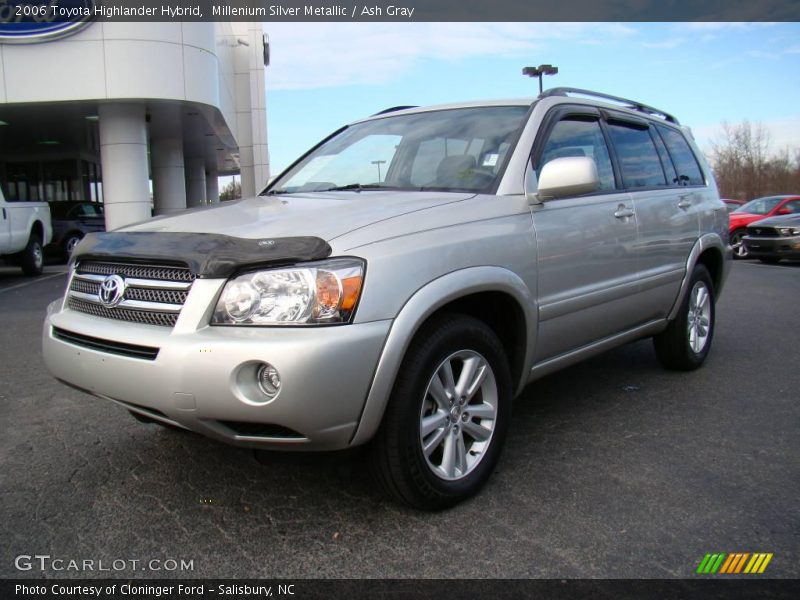 Millenium Silver Metallic / Ash Gray 2006 Toyota Highlander Hybrid