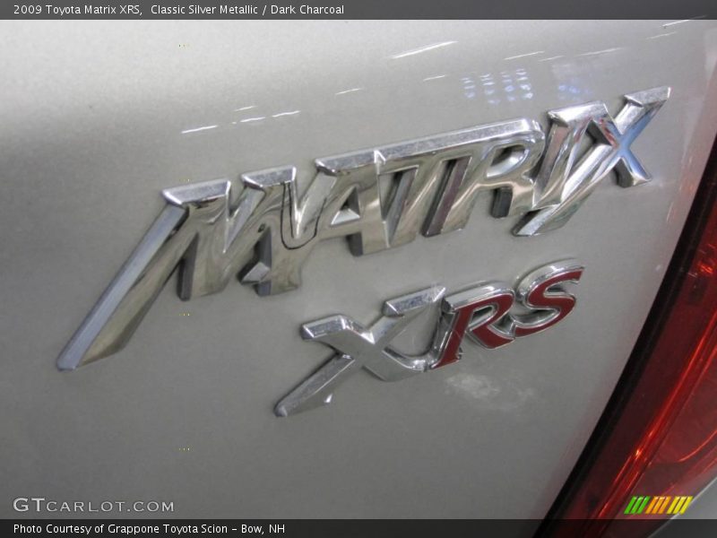 Classic Silver Metallic / Dark Charcoal 2009 Toyota Matrix XRS