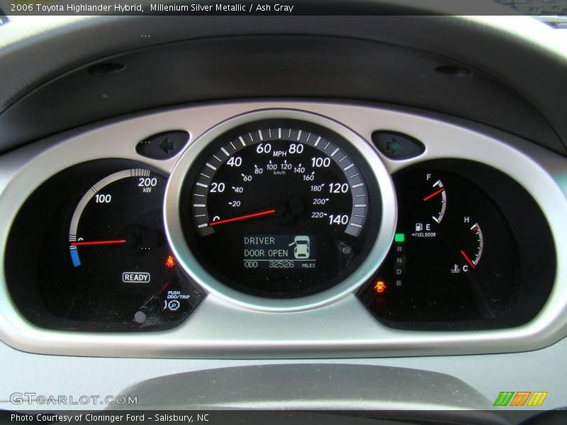Millenium Silver Metallic / Ash Gray 2006 Toyota Highlander Hybrid