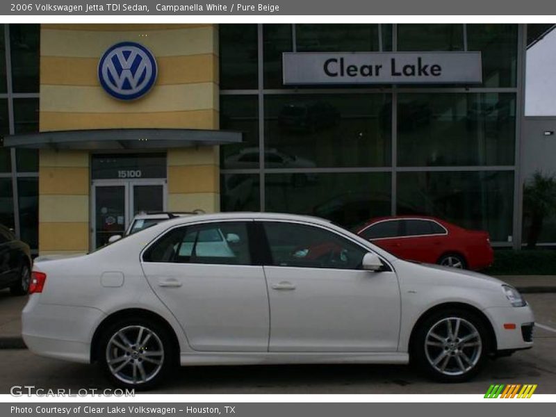 Campanella White / Pure Beige 2006 Volkswagen Jetta TDI Sedan