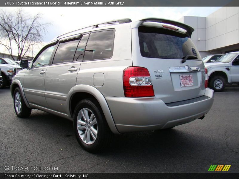 Millenium Silver Metallic / Ash Gray 2006 Toyota Highlander Hybrid