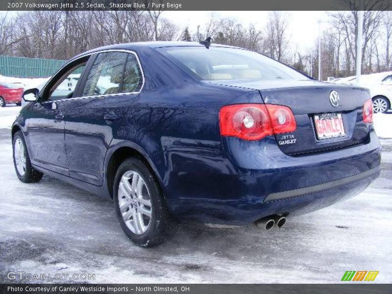 Shadow Blue / Pure Beige 2007 Volkswagen Jetta 2.5 Sedan