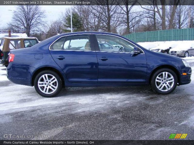 Shadow Blue / Pure Beige 2007 Volkswagen Jetta 2.5 Sedan