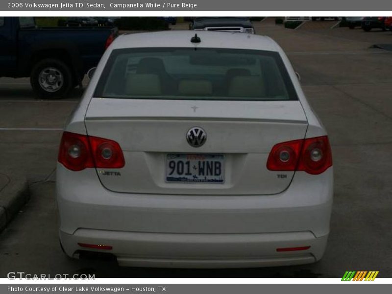 Campanella White / Pure Beige 2006 Volkswagen Jetta TDI Sedan