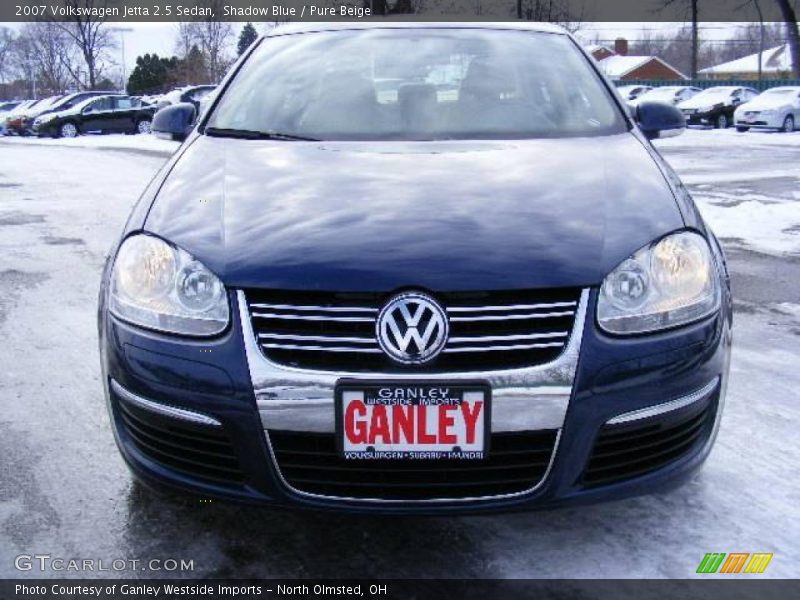 Shadow Blue / Pure Beige 2007 Volkswagen Jetta 2.5 Sedan
