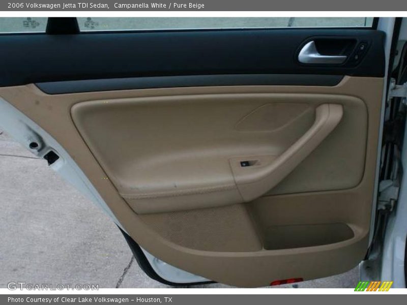 Campanella White / Pure Beige 2006 Volkswagen Jetta TDI Sedan