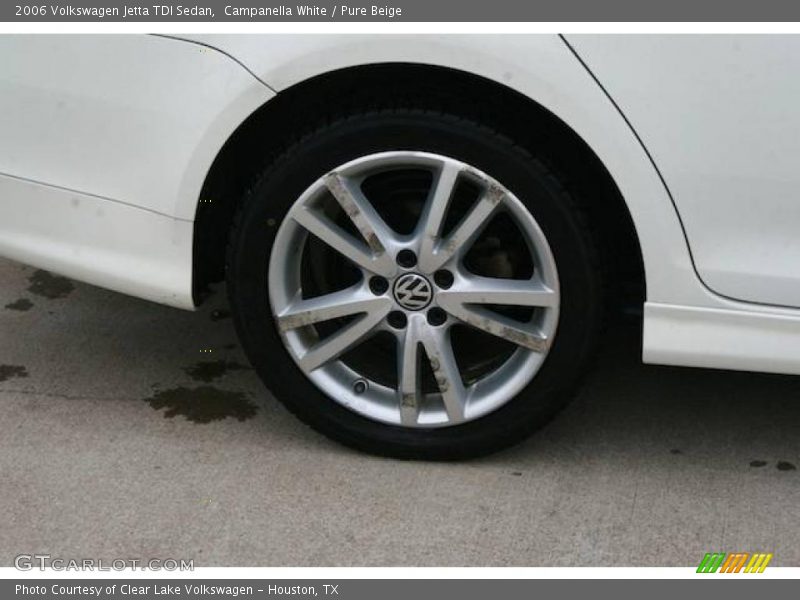 Campanella White / Pure Beige 2006 Volkswagen Jetta TDI Sedan