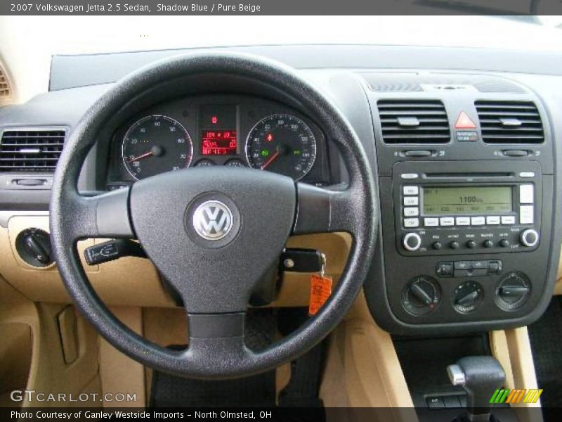 Shadow Blue / Pure Beige 2007 Volkswagen Jetta 2.5 Sedan