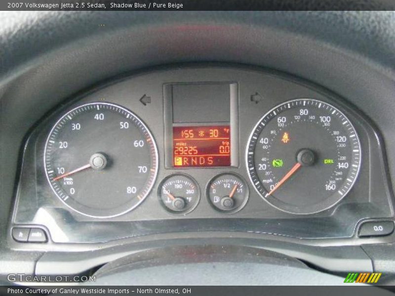 Shadow Blue / Pure Beige 2007 Volkswagen Jetta 2.5 Sedan