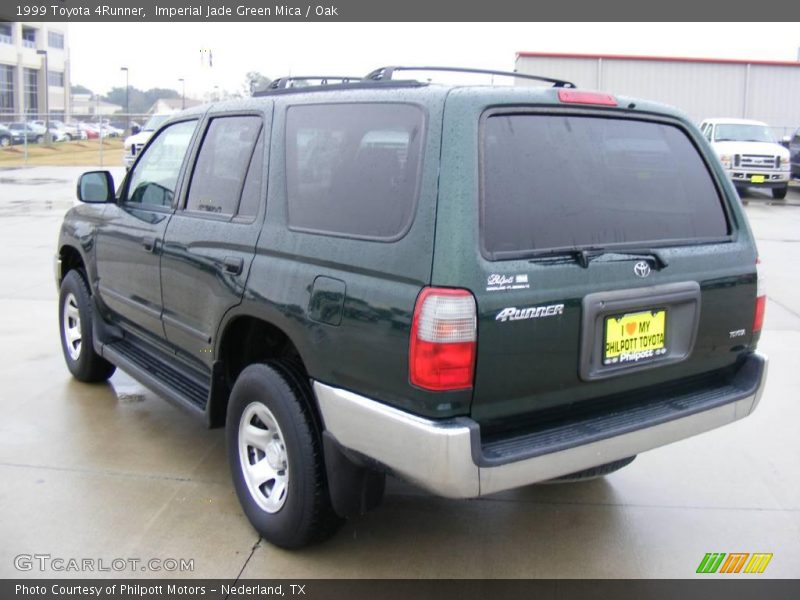 Imperial Jade Green Mica / Oak 1999 Toyota 4Runner