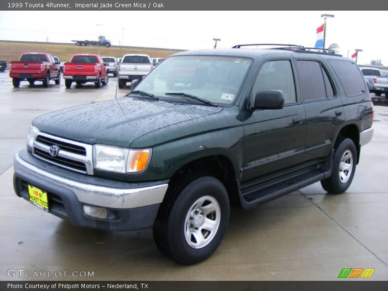 Imperial Jade Green Mica / Oak 1999 Toyota 4Runner