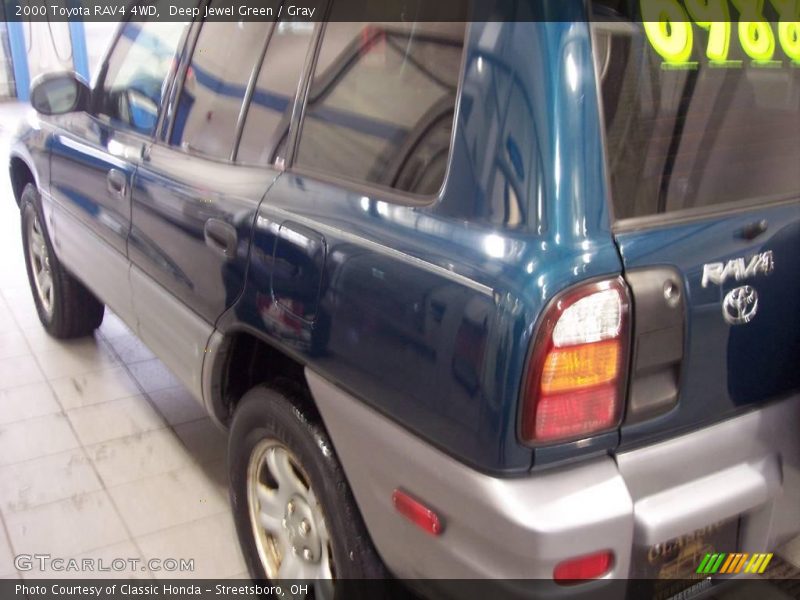 Deep Jewel Green / Gray 2000 Toyota RAV4 4WD