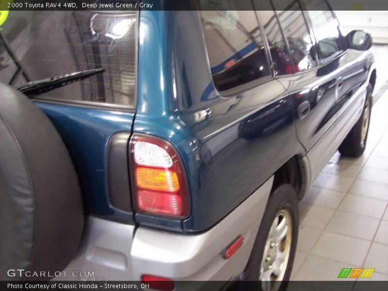 Deep Jewel Green / Gray 2000 Toyota RAV4 4WD