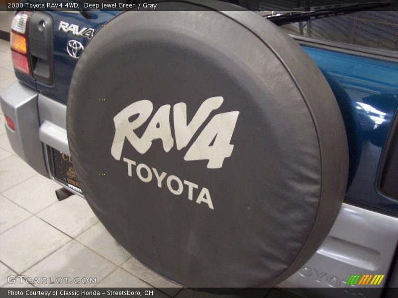 Deep Jewel Green / Gray 2000 Toyota RAV4 4WD