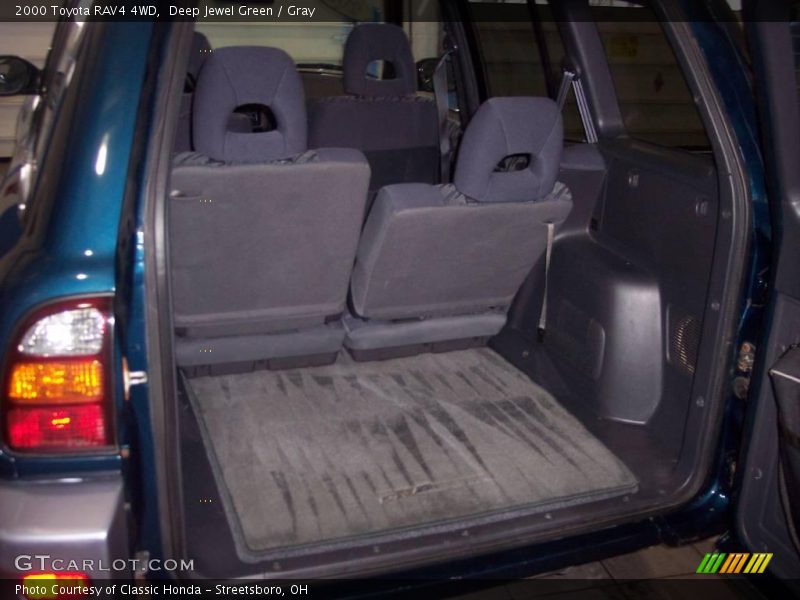 Deep Jewel Green / Gray 2000 Toyota RAV4 4WD