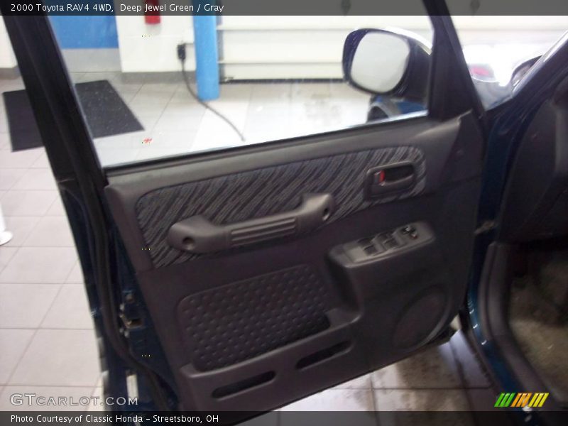 Deep Jewel Green / Gray 2000 Toyota RAV4 4WD
