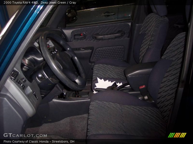 Deep Jewel Green / Gray 2000 Toyota RAV4 4WD