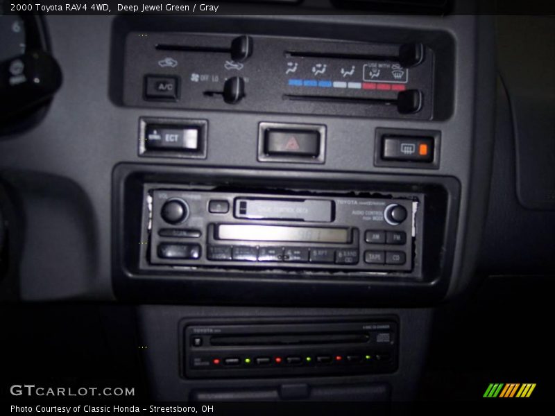 Deep Jewel Green / Gray 2000 Toyota RAV4 4WD