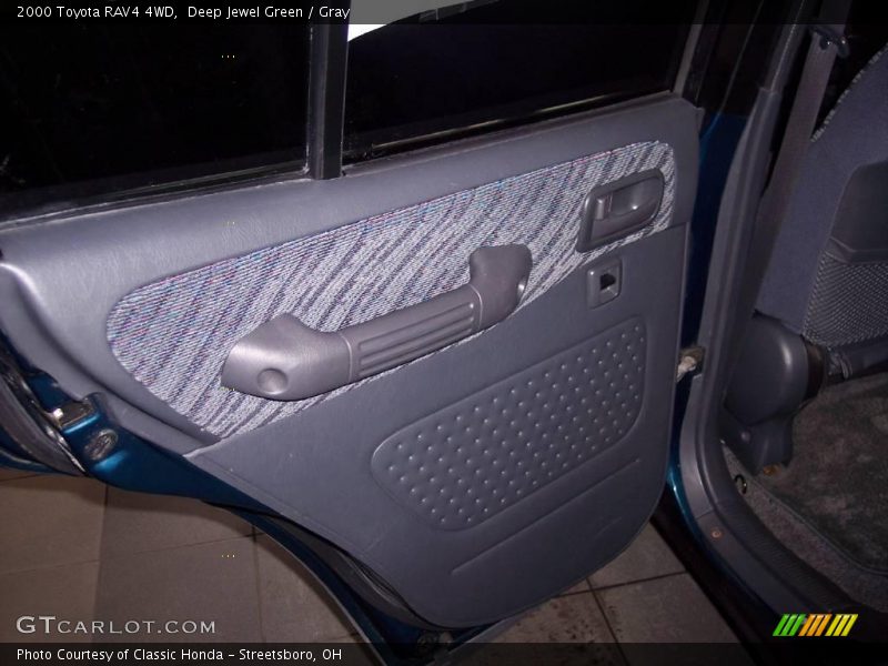 Deep Jewel Green / Gray 2000 Toyota RAV4 4WD