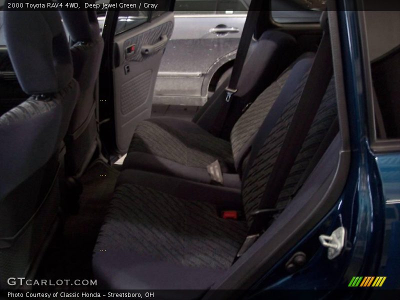 Deep Jewel Green / Gray 2000 Toyota RAV4 4WD