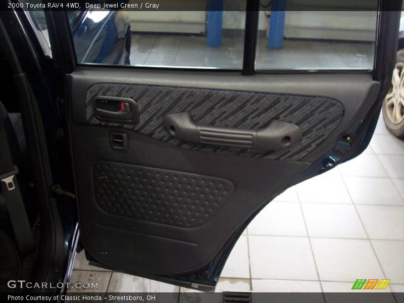 Deep Jewel Green / Gray 2000 Toyota RAV4 4WD