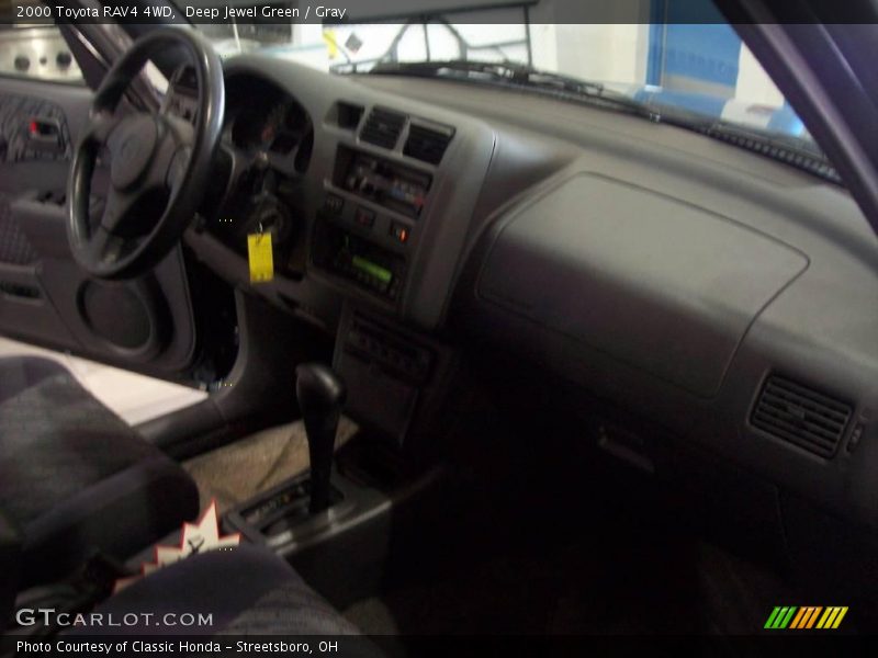 Deep Jewel Green / Gray 2000 Toyota RAV4 4WD