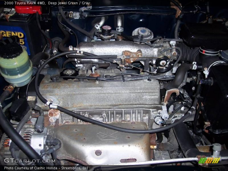 Deep Jewel Green / Gray 2000 Toyota RAV4 4WD