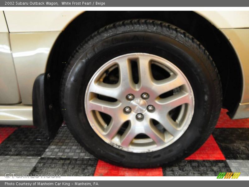 White Frost Pearl / Beige 2002 Subaru Outback Wagon