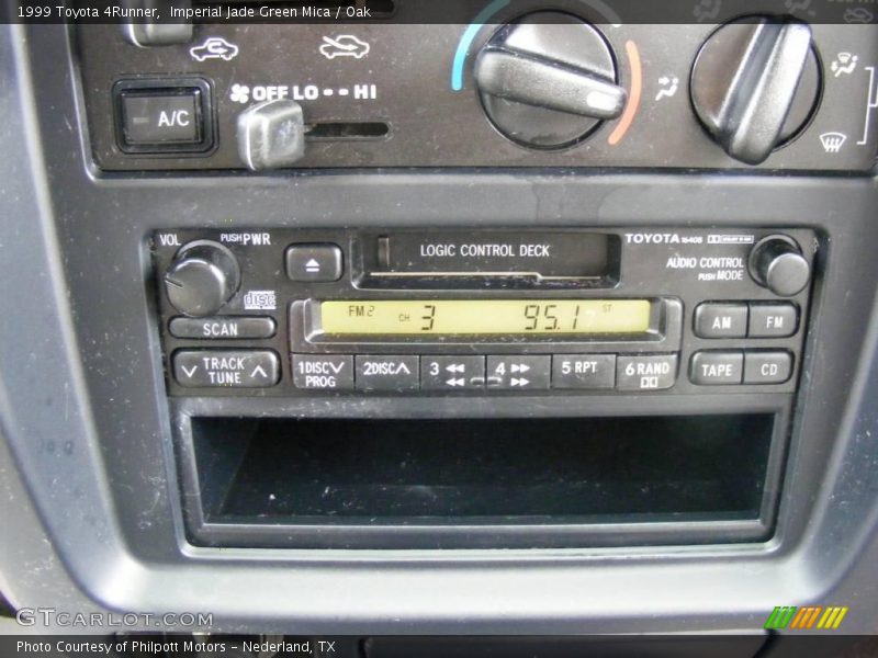Imperial Jade Green Mica / Oak 1999 Toyota 4Runner