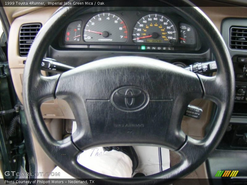 Imperial Jade Green Mica / Oak 1999 Toyota 4Runner