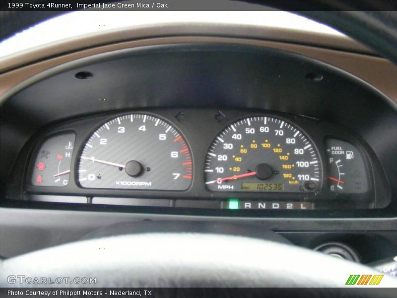 Imperial Jade Green Mica / Oak 1999 Toyota 4Runner