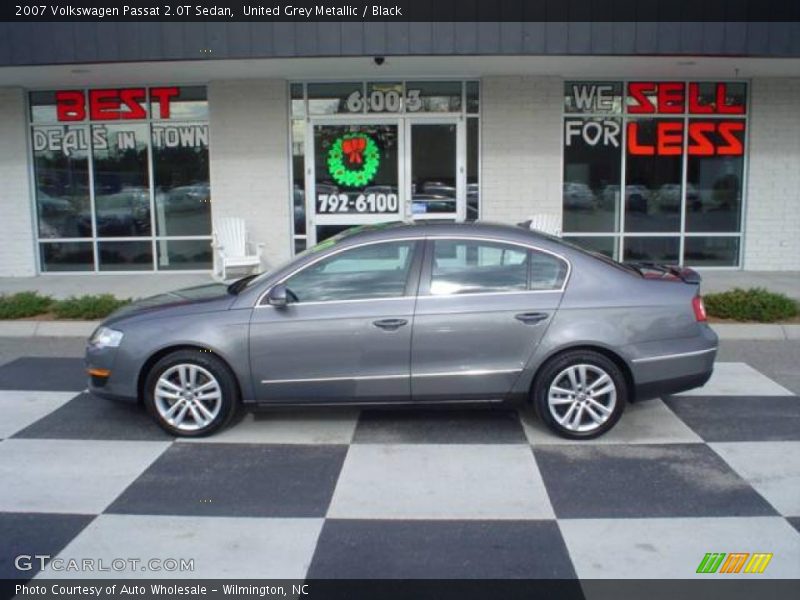 United Grey Metallic / Black 2007 Volkswagen Passat 2.0T Sedan