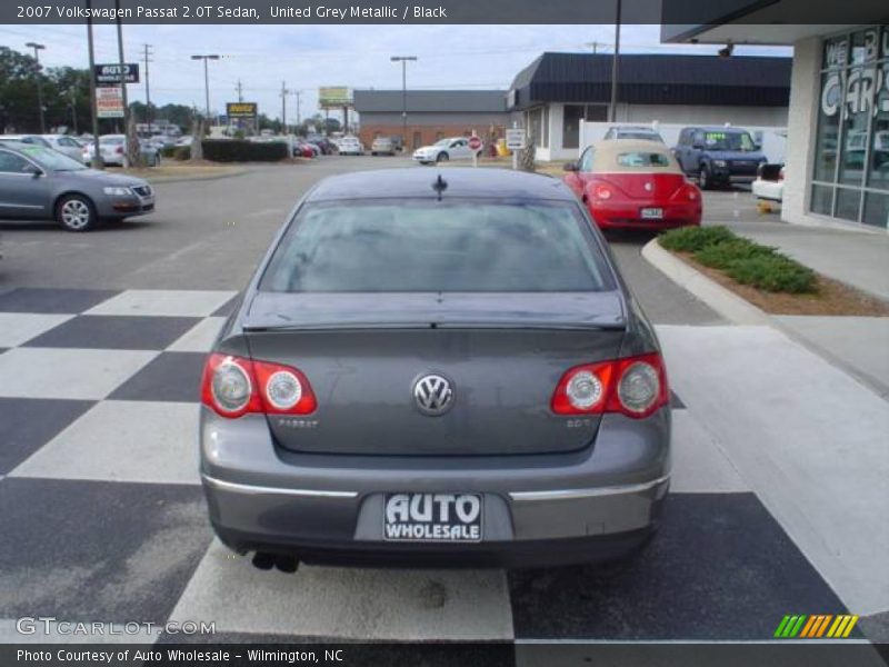 United Grey Metallic / Black 2007 Volkswagen Passat 2.0T Sedan