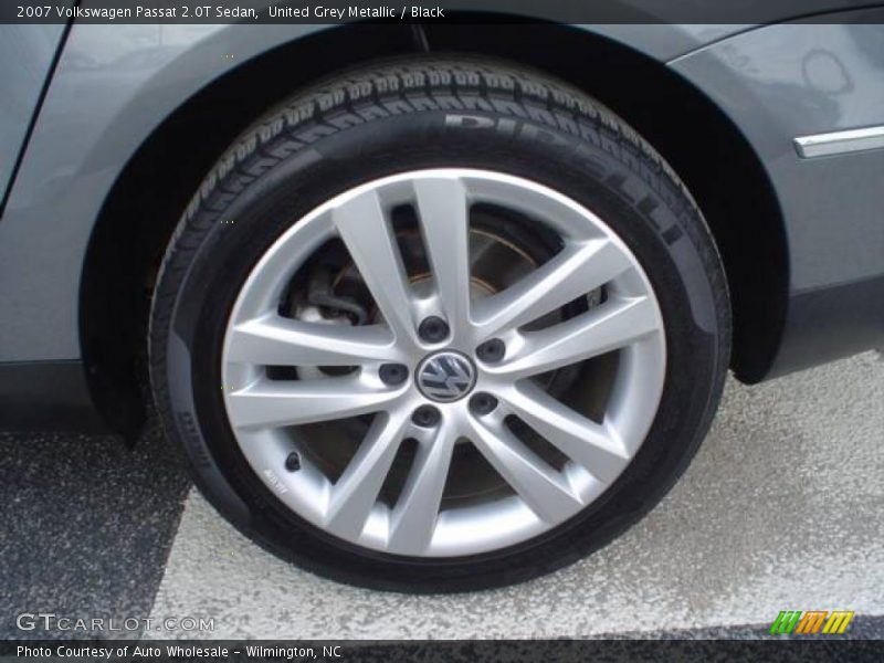 United Grey Metallic / Black 2007 Volkswagen Passat 2.0T Sedan