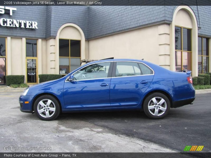 Laser Blue Metallic / Art Grey 2008 Volkswagen Jetta SE Sedan