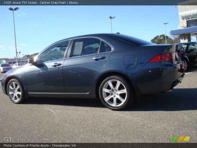 Carbon Gray Pearl / Ebony 2005 Acura TSX Sedan