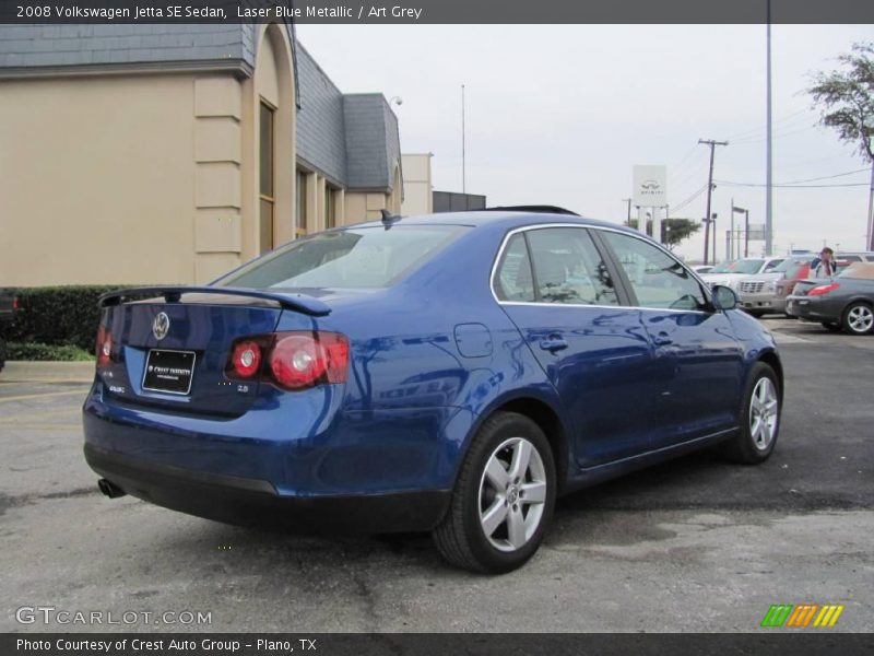 Laser Blue Metallic / Art Grey 2008 Volkswagen Jetta SE Sedan