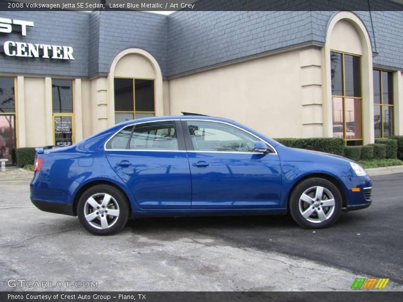 Laser Blue Metallic / Art Grey 2008 Volkswagen Jetta SE Sedan