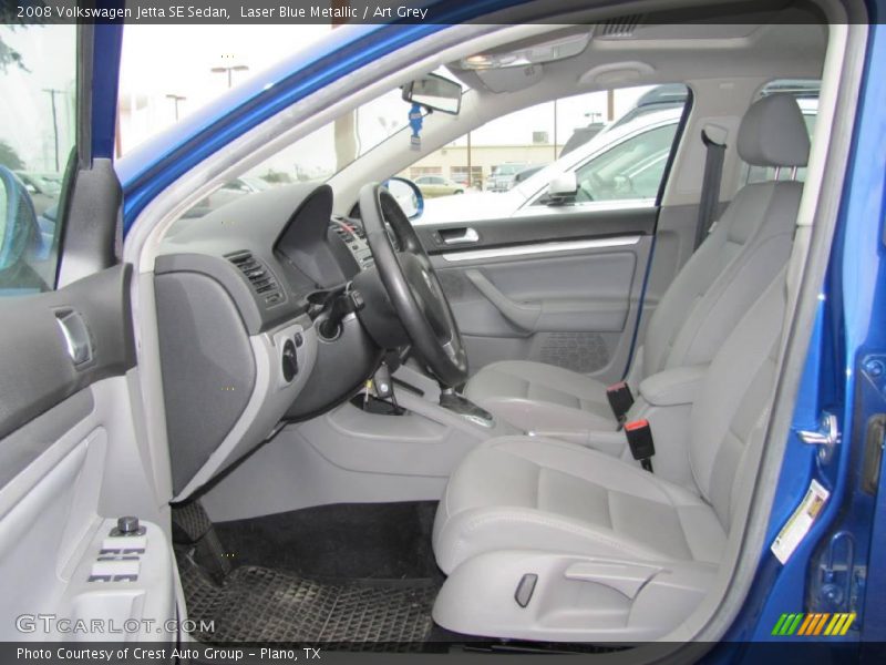 Laser Blue Metallic / Art Grey 2008 Volkswagen Jetta SE Sedan