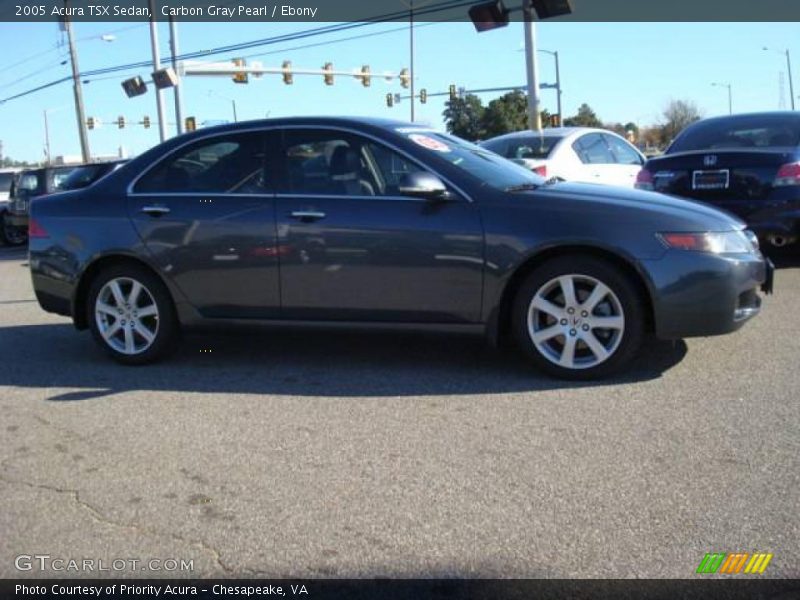 Carbon Gray Pearl / Ebony 2005 Acura TSX Sedan