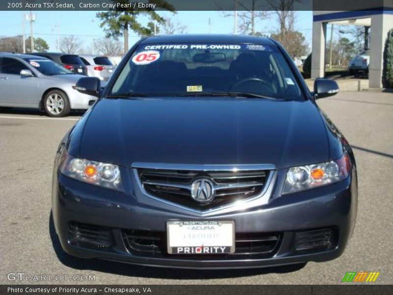 Carbon Gray Pearl / Ebony 2005 Acura TSX Sedan