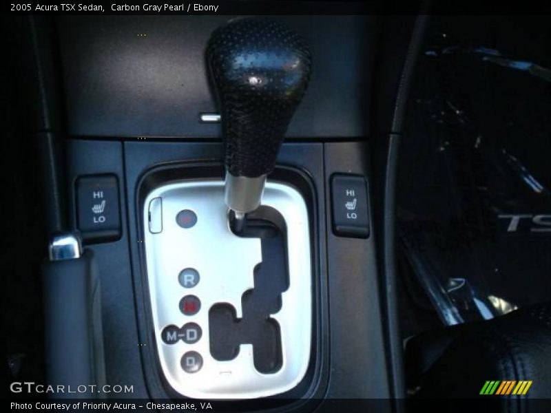 Carbon Gray Pearl / Ebony 2005 Acura TSX Sedan