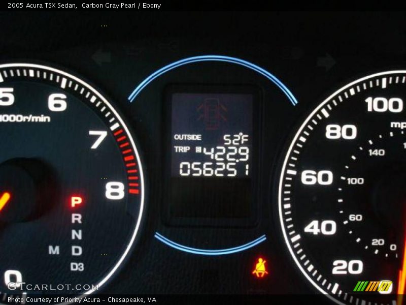 Carbon Gray Pearl / Ebony 2005 Acura TSX Sedan