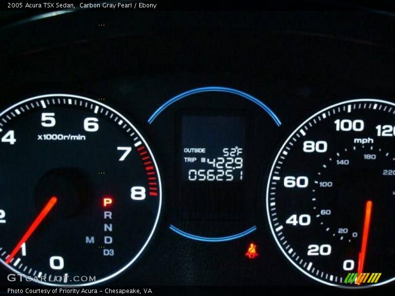 Carbon Gray Pearl / Ebony 2005 Acura TSX Sedan