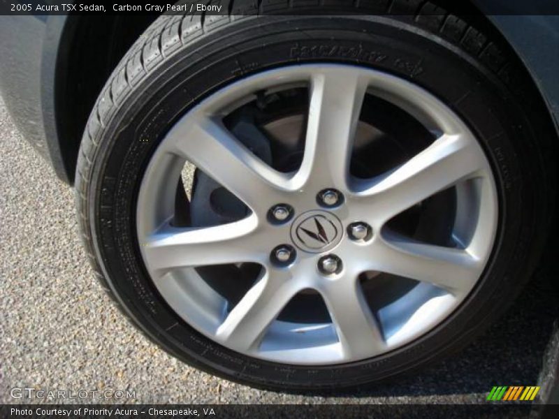 Carbon Gray Pearl / Ebony 2005 Acura TSX Sedan