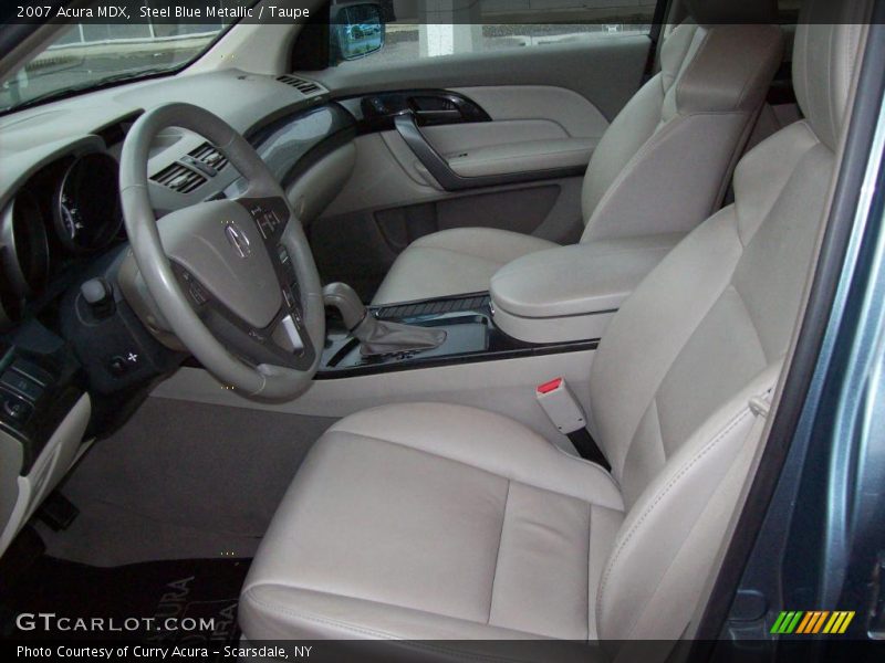 Steel Blue Metallic / Taupe 2007 Acura MDX