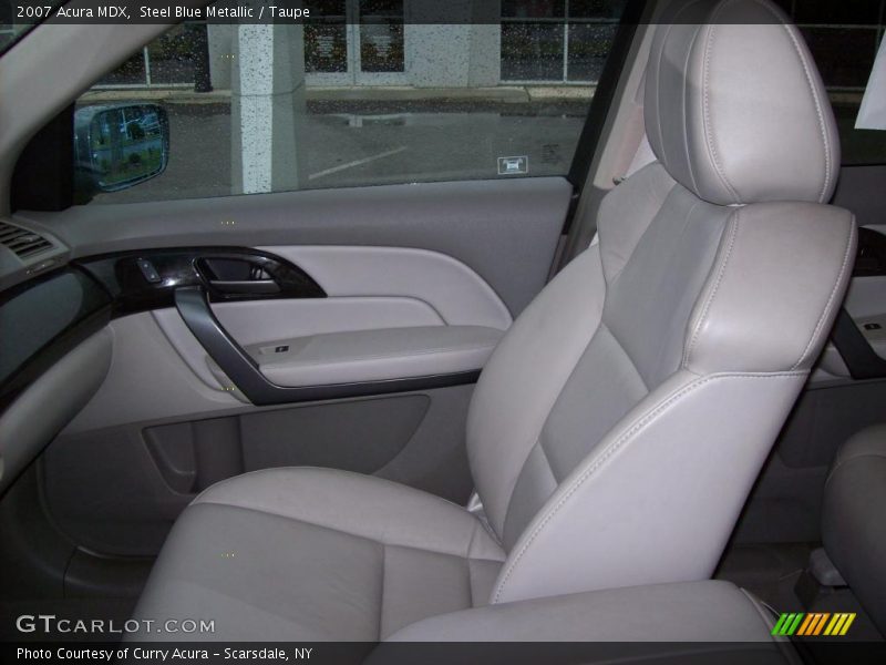Steel Blue Metallic / Taupe 2007 Acura MDX