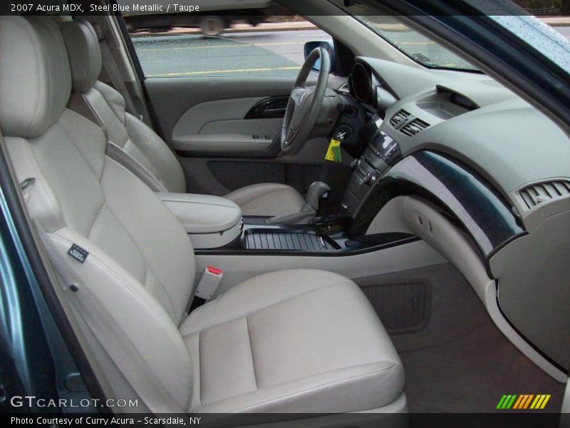 Steel Blue Metallic / Taupe 2007 Acura MDX