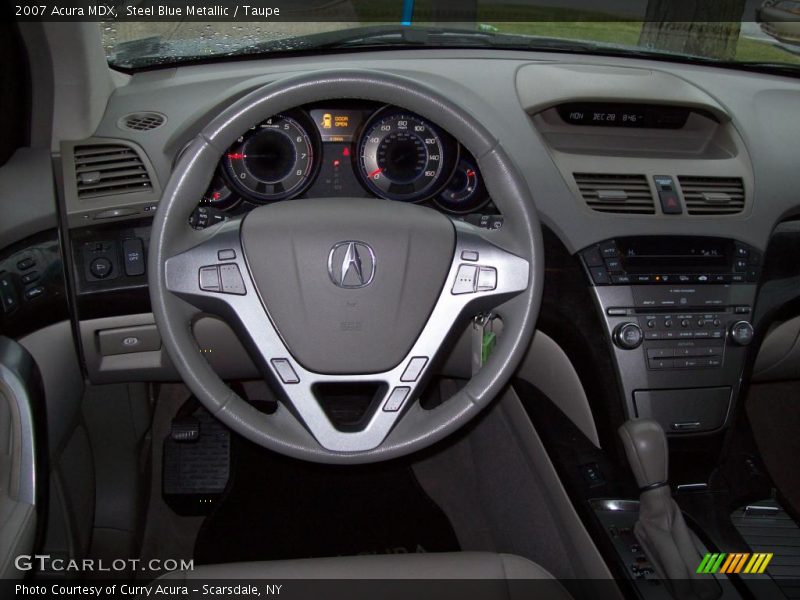 Steel Blue Metallic / Taupe 2007 Acura MDX