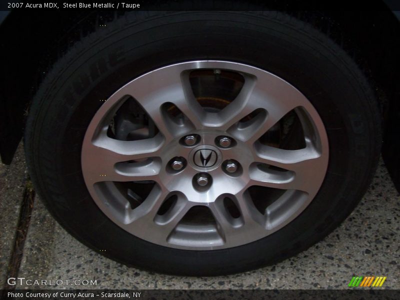 Steel Blue Metallic / Taupe 2007 Acura MDX